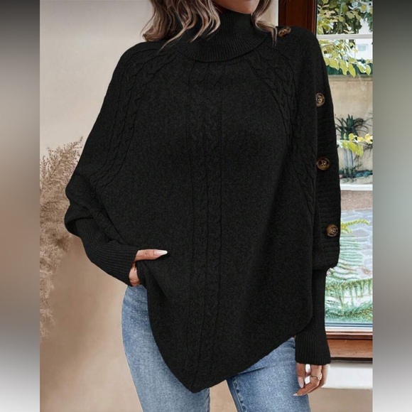 Boho Chic Poncho Kimono Scarf Wrap Shawl Cardigan - Picture 3 of 7